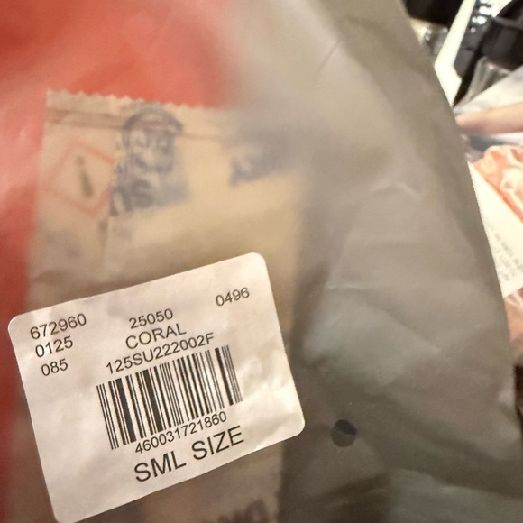 Essentials Vibrant Coral Short Sleeve Tee - Picture 10 of 10